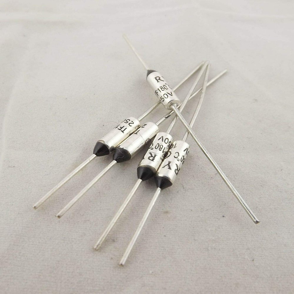 Connector and Terminal 10pcs Microtemp Thermal Fuse 180C 180Degree TF Cutoff Cut-Off 10A AC 250V New