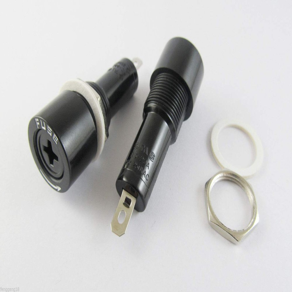 Connector and Terminal 1pc Fuse Holder R3-22 250V 10A for 6mm x 30mm Fuse