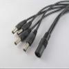 Connector and Terminal DC Power Splitter Cable 5.5x2.1mm Female to 4 Ports Male Adapter for CCTV Camera view 1