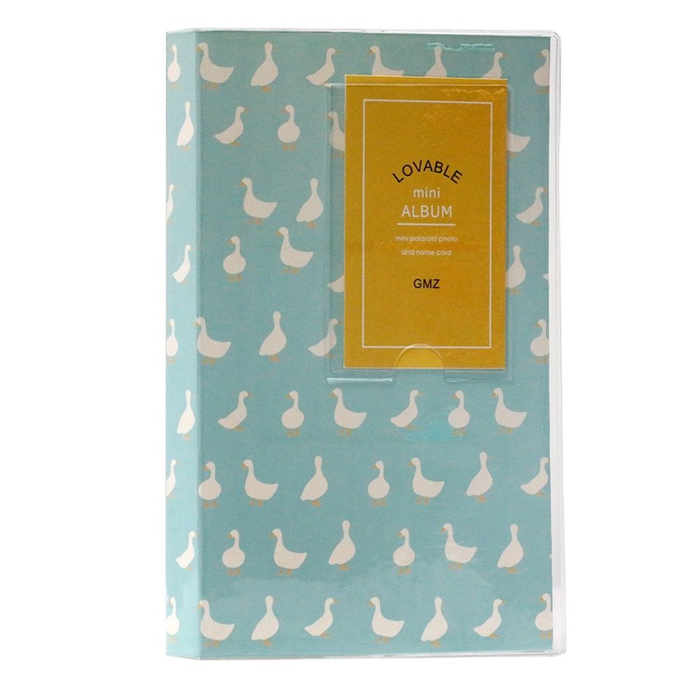 Youngy 84 Polaroid Photo Albums, 84 Pockets Album Storage Cases for Polaroid Fujifilm Instax Mini Film Size Photo - Duck