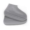 Waterproof Shoes Covers Silicone Reusable Wear-Resistant Anti-Slip Overshoe Foldable Galoshes Shoe Protectors Rain Boots for Men Women Kids (Small, Gray) view 1