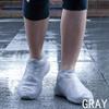 Waterproof Shoes Covers Silicone Reusable Wear-Resistant Anti-Slip Overshoe Foldable Galoshes Shoe Protectors Rain Boots for Men Women Kids (Small, Gray) view 2