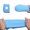 Waterproof Shoes Covers Silicone Reusable Wear-Resistant Anti-Slip Overshoe Foldable Galoshes Shoe Protectors Rain Boots for Men Women Kids (Medium, Blue) view 4