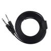 Bindpo Aviation Headset Cable, 2m/2.2yd Aviation Headphone DIY Cord Replacement with 3/16Inch Microphone (PJ-068) and 1/4Inch (PJ-055) Speaker Dual GA Plug view 1