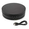 Leadleds 360 Degree Turntable Display Stand, 3 Speeds Electric Rotating Display Stand for Photography Video Shooting Props Jewelry (Black) view 1