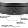 Leadleds 360 Degree Turntable Display Stand, 3 Speeds Electric Rotating Display Stand for Photography Video Shooting Props Jewelry (Black) view 3
