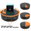 Leadleds 360 Degree Turntable Display Stand, 3 Speeds Electric Rotating Display Stand for Photography Video Shooting Props Jewelry (Black) view 4