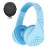 PowerLocus Kids Headphones Over-Ear, Bluetooth Wireless Headphones for Kids,with Microphone, Safe 85DB Volume Limited, Foldable with Carry Case, Audio Cable, Micro SD mode for Online Classes,PC,Phones view 1