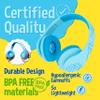 PowerLocus Kids Headphones Over-Ear, Bluetooth Wireless Headphones for Kids,with Microphone, Safe 85DB Volume Limited, Foldable with Carry Case, Audio Cable, Micro SD mode for Online Classes,PC,Phones view 3