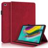 Case for Samsung Galaxy Tab S5e 10.5 2019 SM-T720/T725 Premium PU Leather Stand Flip Wallet Case Multiple Viewing Angles Lightweight Folio Cover with Card Pockets Stylus Loop Elastic Band - Red view 1