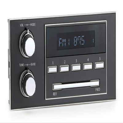 RetroSound New York 1.5 DIN Direct-fit Radio 1984-89 Chevrolet Corvette, 1989-91 GMC Suburban, 1982-85 Oldsmobile Toronado, 1988-89 Pontiac Grand Am Bluetooth Hands-Free USB MP3 WMA FLAC AM/FM RCA