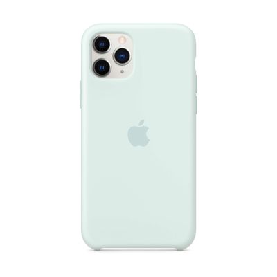 Apple iPhone 11 Pro Seafoam Silicone Case - Slim Fit, Wireless Charging Compatible, Water Resistant