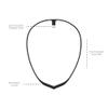 Upright Magnetic Necklace (Necklace Only) for GO S and GO 2 Posture Corrector Trainer (Black) view 4