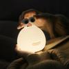 DesignNest Slug Night Light, LED Soft Silicone Touch Control Lamp, Dimmable, Auto Off Timer, Rechargeable, Sleep Aid, 80H+ Long, Squishy Night Light Toy, Kids, Toddler, Nursery, Bedroom, Gift view 1
