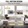CondoMounts CLMTVA1144 Full Motion Small Pillar | Gazebo TV Mount | Round & Square TV Post Mount | NO Drill | Holds 80lbs | Fits 32-in. to 70-in. | Fits 4-in. to 12-in. Post | White Strap view 2