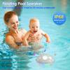 Blufree Floating Pool Speakers with Colorful Lights, IP68 Waterproof Bluetooth Speaker for Pool, Crystal Clear Sound Hot Tub Speaker for Pool, Spa and Outdoor view 3