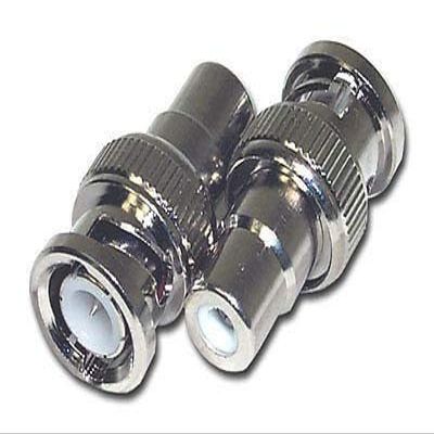 Davitu Electrical Equipments Supplies - 10pcs BNC Male to RCA Female Coax Cable Connector Adapter F/M Coupler for CCTV Camera
