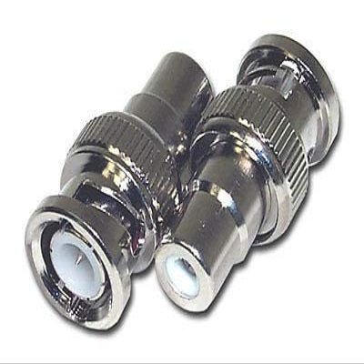 Davitu Electrical Equipments Supplies - 10pcs BNC Male to RCA Female Coax Cable Connector Adapter F/M Coupler for CCTV Camera