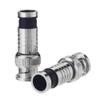 Davitu Electrical Equipments Supplies - 10 pcs BNC Compression Connector for Coax RG59 Cable CCTV Cameras view 2