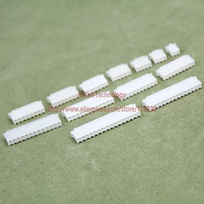 Davitu Electrical Equipments Supplies - Connector XH2.54 Pitch:2.54MM 0.1inch Housing XH2.54 2Y 3Y 4Y 5Y 6Y 7Y 8Y 9Y 10Y 11Y 12Y 13Y 14Y 16Y Plug - (Color: 14P 50pcs)