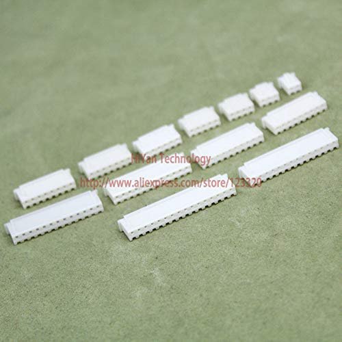 Davitu Electrical Equipments Supplies - Connector XH2.54 Pitch:2.54MM 0.1inch Housing XH2.54 2Y 3Y 4Y 5Y 6Y 7Y 8Y 9Y 10Y 11Y 12Y 13Y 14Y 16Y Plug - (Color: 14P 50pcs)