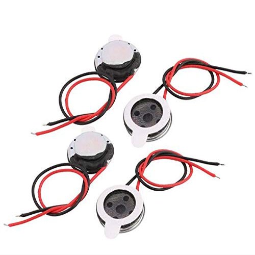 Davitu Electrical Equipments Supplies - 10pcs 10mm Diameter Built-in Speaker 1W 8 Ohm 1000Hz for PC Computer