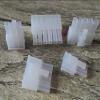 Davitu Electrical Equipments Supplies - 5557 4.2mm 1 * 2 1 * 3 1 * 4 1 * 5 1 * 6Pin male plug Plastic shell for car computer power connector transparent white Housing - (Color: 1x4P) view 1