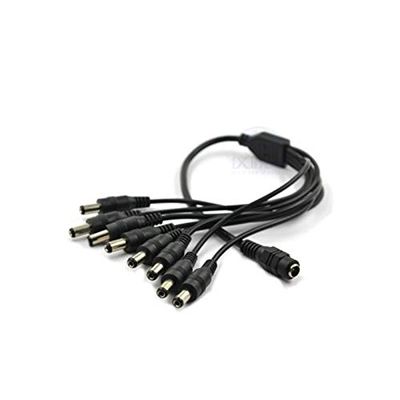 Davitu Electrical Equipments Supplies - 1 to 2 1to 3 1 to 5 1 to 8 5.5x2.1mm Female to Male Plug Adapter CCTV Camera LED Strip Light DC Power Splitter Cable - (Color: 1 To 3)