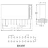 Davitu Electrical Equipments Supplies - 20 pcs per lot 2.54mm 0.10" PCB Female Header 4 6 8 10 12 14 16 18 20 24 26 30 32 40 Pin Dual Row Through Holes Socket Headers - (Color: 20 pcs Pin 2x20) view 2