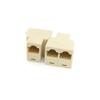 Davitu Electrical Equipments Supplies - RJ45 Ethernet Cable LAN Port 1 to 2 Socket Splitter RJ45 Splitter Connector CAT5 LAN Ethernet Splitter Adapter 8P8C Network view 4