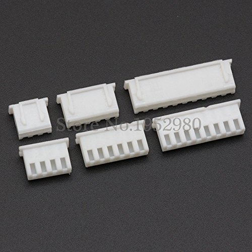 Davitu Electrical Equipments Supplies - 50PCS 2.54mm Pitch Housing Connector 2/3/4/5/6/7/8/9/10/11/12/13/14/15/16/20P XH2.54 Wire Housing TJC3-Y - (Color: 6P)
