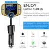 Sumind 2026 Upgraded Wireless Bluetooth Car Adapter FM Transmitter, 1.7'' LCD Display, Flexible Gooseneck, 20W QC3.0&Dual USB Ports, AUX Input/Output for Hands-Free Call, Micro/TF Card(Golden,Normal) view 3