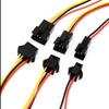 Davitu Electrical Equipments Supplies - 10 Pair=10 Female+10 male Micro SM 2.54 2P 3P 4Pin Male & Female Plug Connector With Wire Cables Length: 200mm - (Color: 3P) view 1