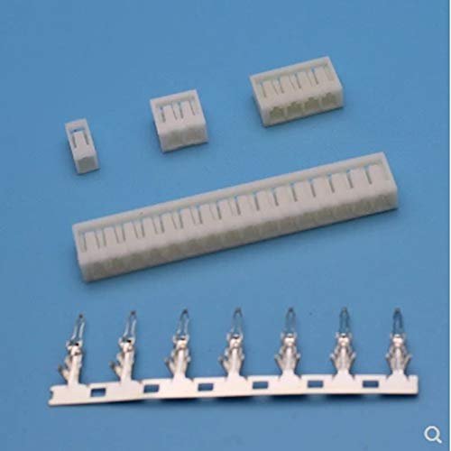 Davitu Electrical Equipments Supplies - 50Sets SCN 2.5Bending pin Connecting Terminial Plug+Housing Reed SCN 2.5mm Connector 2P 3P 4P 5P 6P 7P 8P 9P 10P 11P 12P - (Pins: 8P)