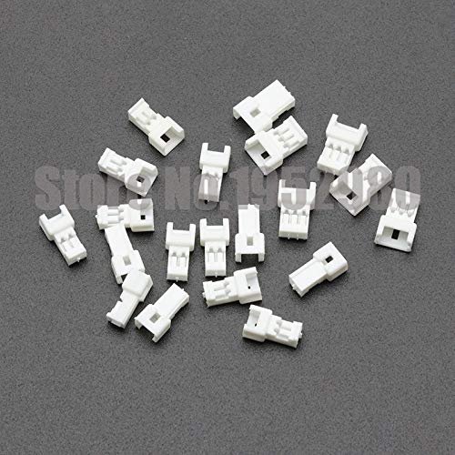 Davitu Electrical Equipments Supplies - 100PCS 1.25mm Pitch Wire to Wire Connector Female Housing 2/3/4/5/6/8/9P - (Color: 2P)