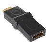 Davitu Electrical Equipments Supplies - ELEG-Cable-Tex HDMI SWIVEL CABLE ADAPTER RIGHT ANGLE 90-270 DEGREE M-F - (Color: Black) view 2