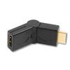 Davitu Electrical Equipments Supplies - ELEG-Cable-Tex HDMI SWIVEL CABLE ADAPTER RIGHT ANGLE 90-270 DEGREE M-F - (Color: Black) view 4