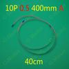 Davitu Electrical Equipments Supplies - 2-100pcs FFC FPC flat flexible cable 0.5mm pitch 10 pin 10PIN A Forward Length 400mm Width 5.5mm Ribbon Flex Cable - (Package: 20pcs) view 1