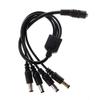 Davitu Electrical Equipments Supplies - 2018 1Female to 2/3/4/5 Male Plug 5.5x2.1mm Port 12V DC Power Adapter Splitter Cable W-store Oct31_A - (Color: 4) view 1
