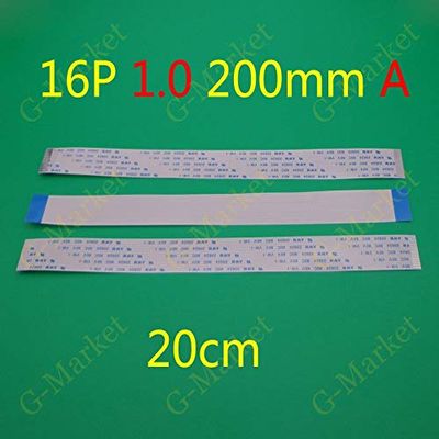 Davitu Electrical Equipments Supplies - 2-500pcs/lot FFC FPC flat flexible cable 1.0mm pitch 16 pin 16pin Forward Length 200mm Width 17mm Ribbon Flex Cable - (Color: 30pcs)