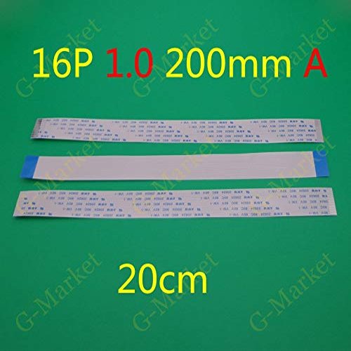 Davitu Electrical Equipments Supplies - 2-500pcs/lot FFC FPC flat flexible cable 1.0mm pitch 16 pin 16pin Forward Length 200mm Width 17mm Ribbon Flex Cable - (Color: 30pcs)