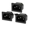 Davitu Electrical Equipments Supplies - AC 250V 15A 3 Terminals IEC320 C14 Inlet Male Power Plug view 1