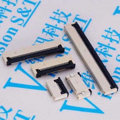 Davitu Electrical Equipments Supplies - FPC connector 0.5mm Clamshell 4/5/6/8/10/12/14/16/18/20/22/24/26/30/32/36/40/45P/50/54/60P - (Color: 14P 80pcs)