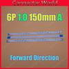 Davitu Electrical Equipments Supplies - 2-500PCS FFC FPC 6pin flat flexible cable 1.0mm pitch 6 pin Forward Length 150mm forward direction Ribbon 6p Flex Cable - (Color: 3pcs) view 4