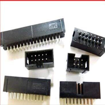 Davitu Electrical Equipments Supplies - 20pcs dc3-6/8/10/12/14/16/20/26/30p 2.54mm simple horn seat copper needle isp interface - (Color: 2 X20 PIN)