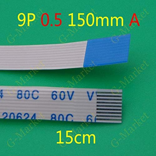 Davitu Electrical Equipments Supplies - 2-500pcs/lot FFC FPC flat flexible cable 9PIN 0.5mm pitch 9 pin Forward Length 150mm Width 5mm Ribbon Flex Cable - (Color: 200pcs)