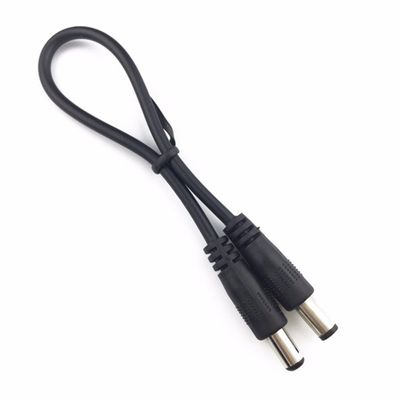 Davitu Electrical Equipments Supplies - DC Power Plug 5.5 x 2.1mm Male To 5.5 x 2.1mm Male CCTV Adapter Connector Cable L15 - (Color: 100mm)