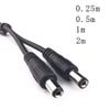Davitu Electrical Equipments Supplies - DC Power Plug 5.5 x 2.1mm Male To 5.5 x 2.1mm Male CCTV Adapter Connector Cable L15 - (Color: 100mm) view 2