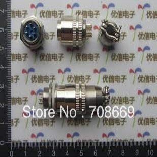 Davitu Electrical Equipments Supplies - 5PCS Cable lugs, WEIPU,XS12-6P , XS Series air plugs,cable fittings, cable connectors