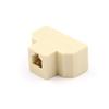 Davitu Electrical Equipments Supplies - 1PCS 6P4C RJ11 Telephone Splitter 3 Way Adapter 1 M To 3 F RJ-11 6P4C Phone Jack Splitter view 3